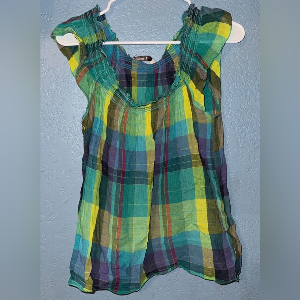 Old Navy Girls Plaid Tank